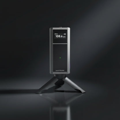 Golf Launch Monitor & Portable Swing Analyzer with 13 Metrics | Multi-Angle Practice Views, Shot Trajectory Display & Video Recording for Ios & Android