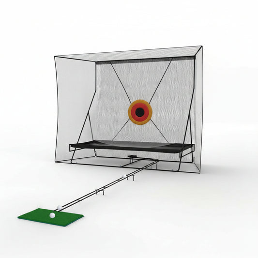 11/10 Ft Golf Simulator Enclosure Package, Golf Hitting Net, Golf Practice Net for Swing Training