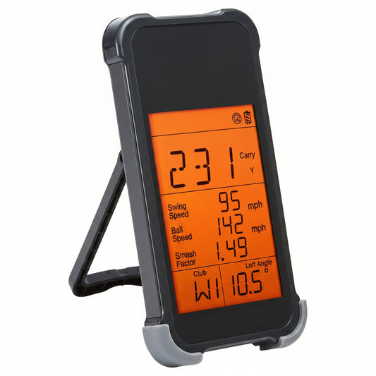 Portable Golf Launch Monitor and Swing Analyzer with Real-Time Shot Data Tracking | Ideal Golf Swing Trainer/Training Equipment for Indoor & Outdoor | up to 20 Hours Battery Life