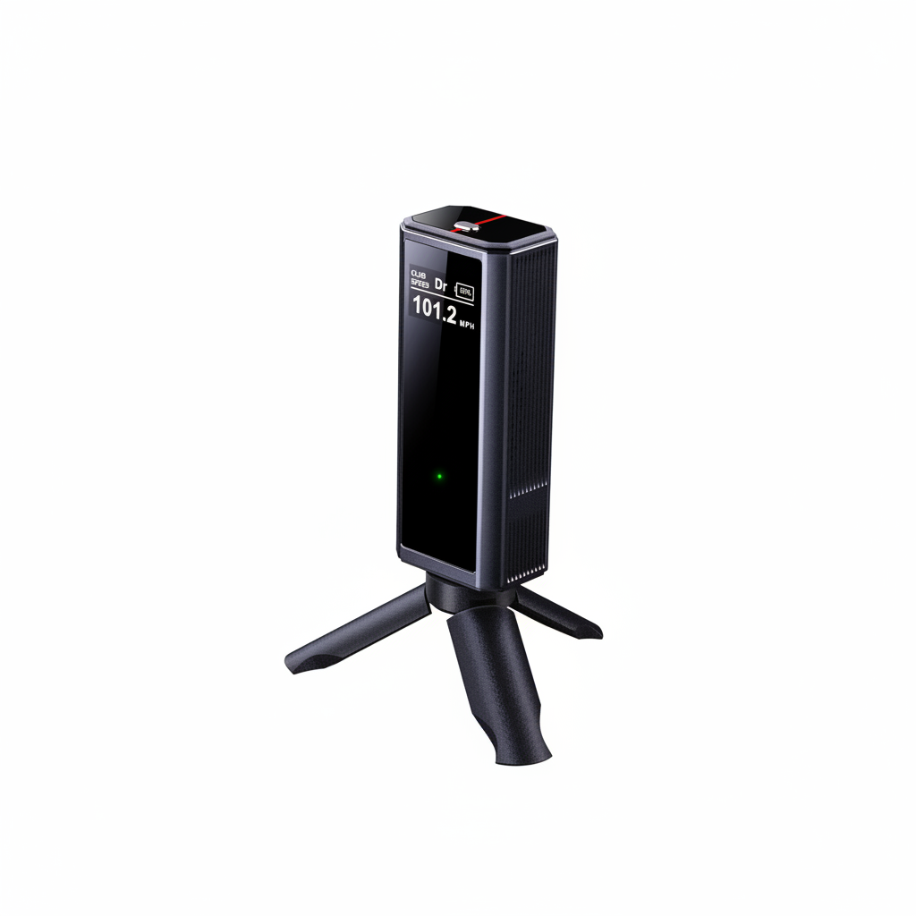 Portable Golf Launch Monitor, Simulators for Home & Training, Mobile Launch Monitor for Golf Swing Analysis, Tracker & Swing Analyzer, Indoor Outdoor Use, up to 10 Hours Battery Life.