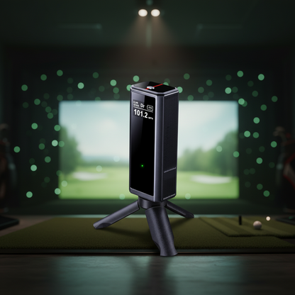 Portable Golf Launch Monitor, Simulators for Home & Training, Mobile Launch Monitor for Golf Swing Analysis, Tracker & Swing Analyzer, Indoor Outdoor Use, up to 10 Hours Battery Life.